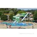 Outdoor Aqua Park Swimming Pool Water Slides , Commercial F